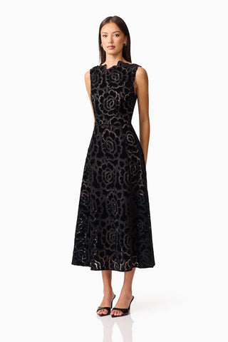 Elliatt Eris Midi Dress - Black
