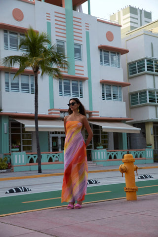 For Love & Lemons Vista Maxi Dress - Multi