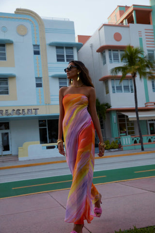 For Love & Lemons Vista Maxi Dress - Multi