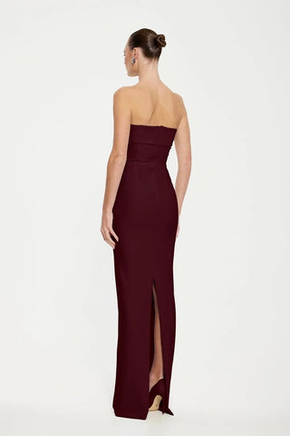 Effie Kats Monroe Gown - Wine