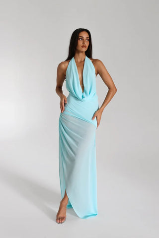 Natalie Rolt Anastasia Mini/Maxi Dress - Baby Blue