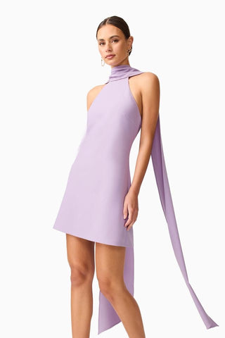 Elliatt Mira Halter Mini Dress - Lilac