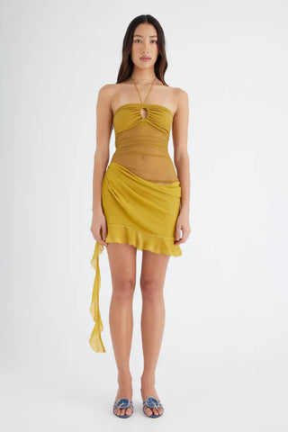 Benni Cody Mini Dress - Wasabi