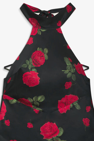 For Love & Lemons Astoria Maxi Dress - Black Multi