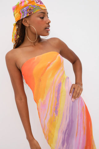 For Love & Lemons Vista Maxi Dress - Multi