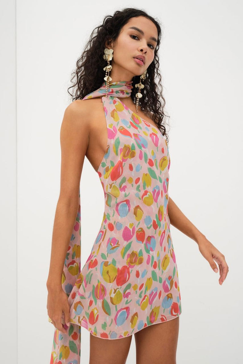 For Love & Lemons Audrey Dress Multi Dress Hire AU