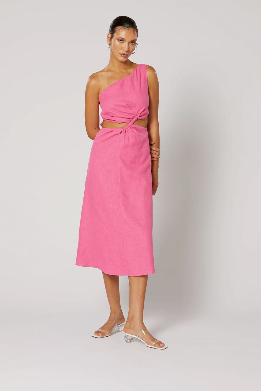 Winola Dress Pink Checked main image 1