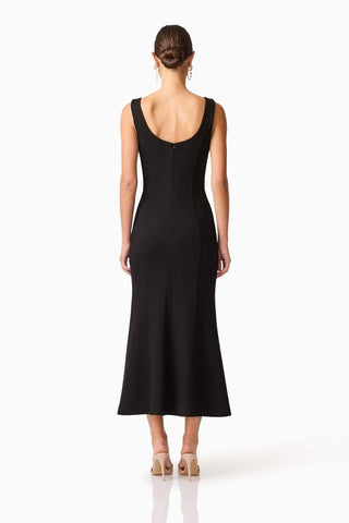 Elliatt Marina Midi Dress - Black White