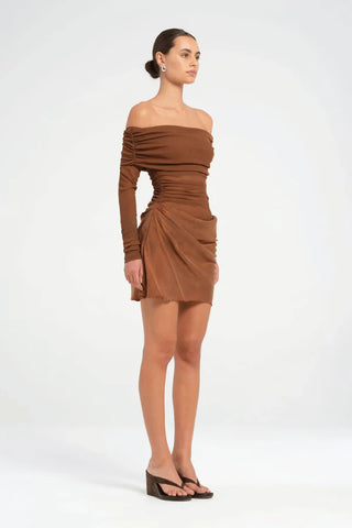 Benni Luca Mini Dress - Cocoa