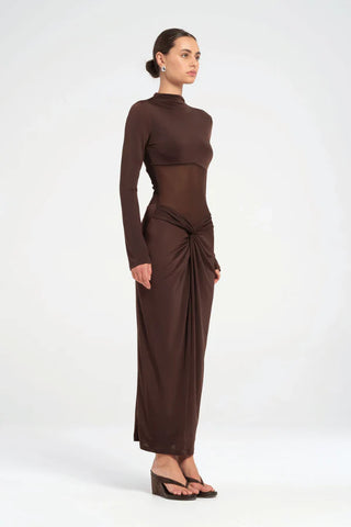 Benni Dora Maxi Dress - Chocolate