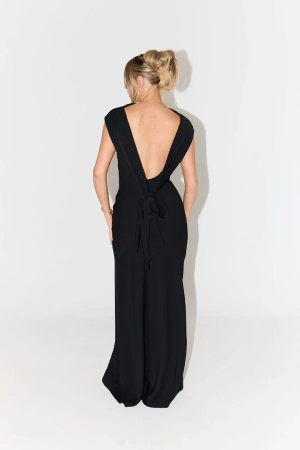 odd muse black bridesmaid dress Black Halo Fantasia Gown- Blue Bliss – By Request main image 0