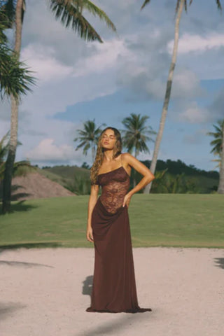 Natalie Rolt Sloane Dress - Espresso