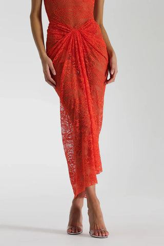 Natalie Rolt Naomi Dress - Tangerine