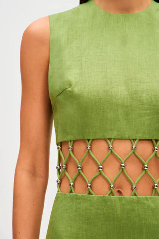 Misha Collection Ellie Mini Dress - Avocado