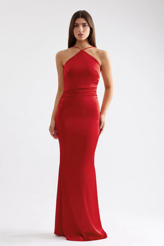 Lexi Claudette Dress - Scarlet