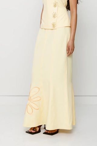 The Wolf Gang Inka Maxi Skirt - Butter