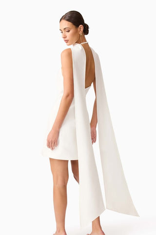 Elliatt Mira Halter Mini Dress - Ivory
