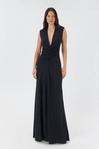 Sofia Irina Mara Maxi Gown - Black
