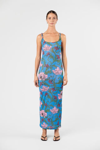 One Fell Swoop Torto Tank Dress - Cobalt Fleur