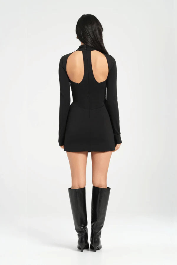 benni long sleeve dress Benni Veda Mini Dress - Black