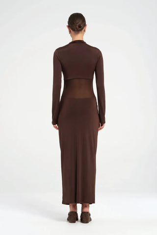 Benni Dora Maxi Dress - Chocolate