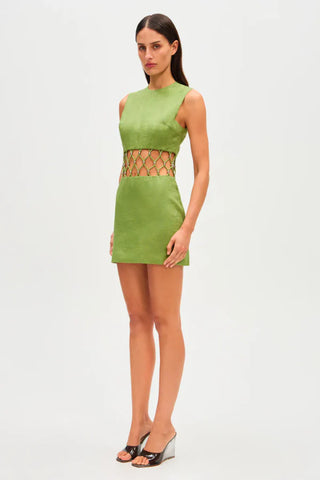 Misha Collection Ellie Mini Dress - Avocado