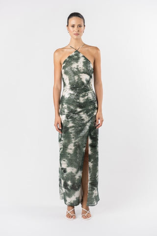 One Fell Swoop Yuki Maxi Dress - Midori Shibori