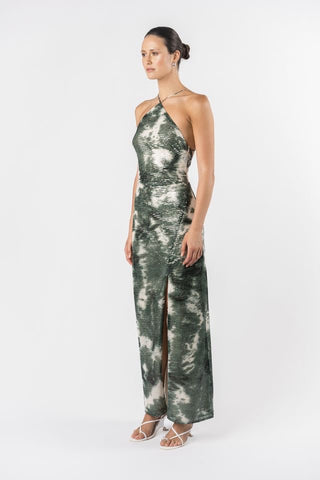 One Fell Swoop Yuki Maxi Dress - Midori Shibori