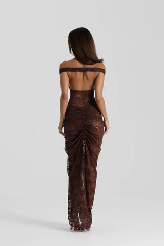 Natalie Rolt Aubrey Dress - Espresso