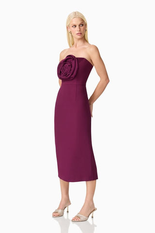 Elliatt Theresa Midi Dress - Grape