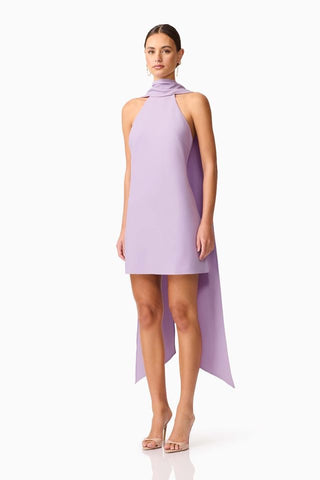 Elliatt Mira Halter Mini Dress - Lilac