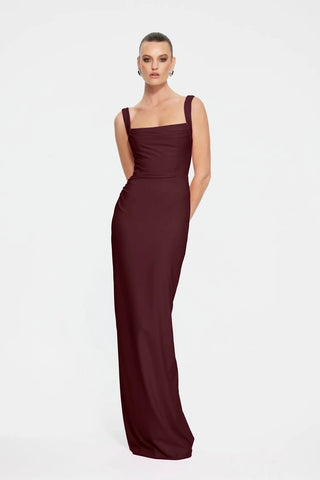 Effie Kats Marbella Gown - Wine