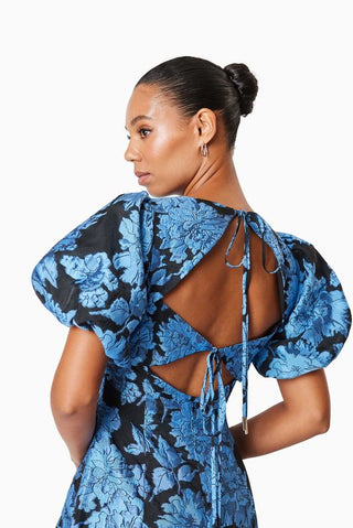 Elliatt Kayla Midi Dress - Blue Black