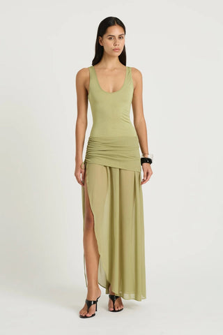 Benni Addison Maxi Dress - Pistachio