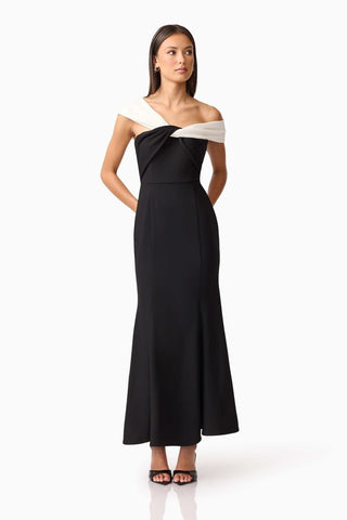Elliatt Ruby Gown - Black White