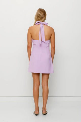 The Wolf Gang Inka Mini Vest Dress - Lavender