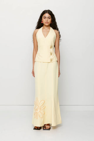 The Wolf Gang Inka Maxi Skirt - Butter