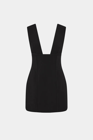 Misha Marcie Suiting Mini Dress - Black