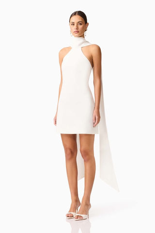 Elliatt Mira Halter Mini Dress - Ivory