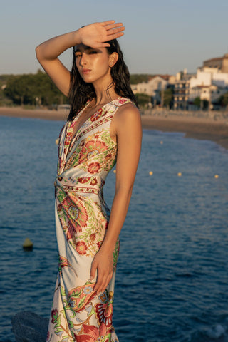 One Fell Swoop Gaia Dress - Romani Skyline