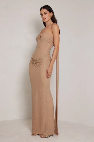 Elle Zeitoune Celeste Dress - Gold