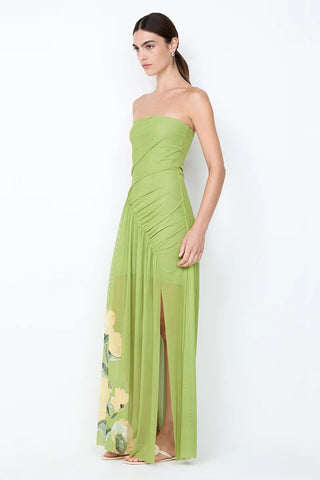 Bec & Bridge Citrina Strapless Dress - Aniya Floral