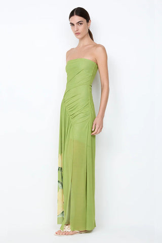 Bec & Bridge Citrina Strapless Dress - Aniya Floral