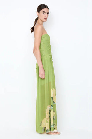 Bec & Bridge Citrina Strapless Dress - Aniya Floral