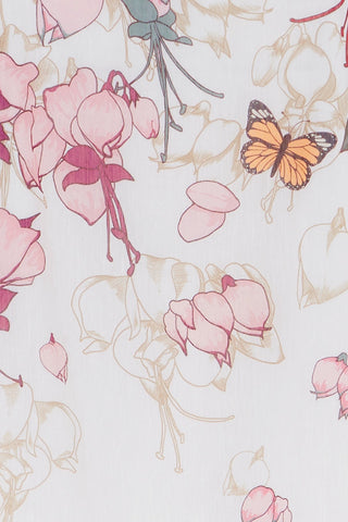 Leo Lin Cleo Sleeveless Midi Dress - Lush Print in White