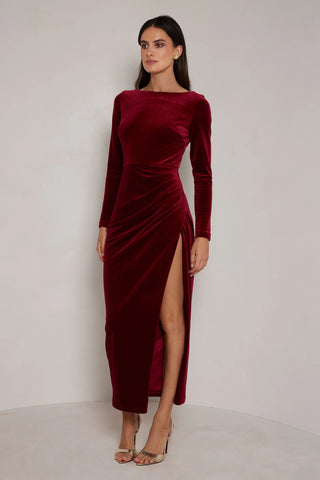 Elle Zeitoune Corrine Dress - Wine