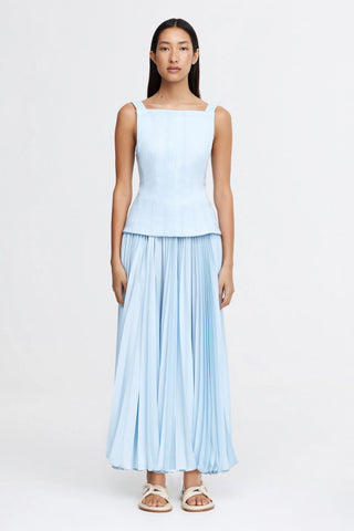 Acler Hollinshill Maxi Dress - Baby Blue