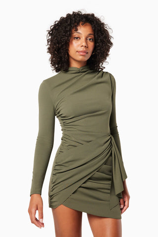 Elliatt Entertain Dress - Olive