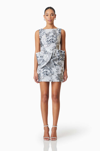 Elliatt Blossom Mini Dress - Silver Multi