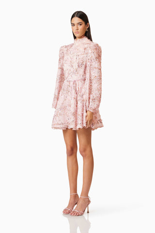 Elliatt Regina Long Sleeve Dress - Pink